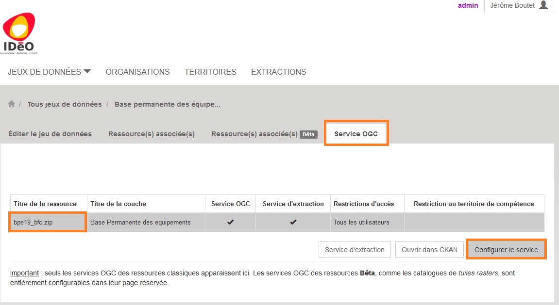service OGC