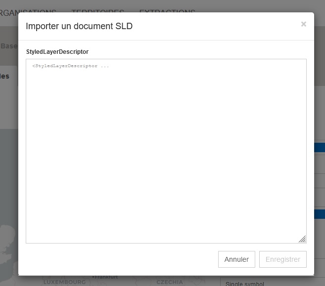importer texte pour sld